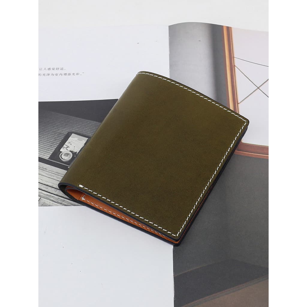 27 de setembro Original novo produto primeira camada carteira de couro Vertical carteira masculina de negócios carteira