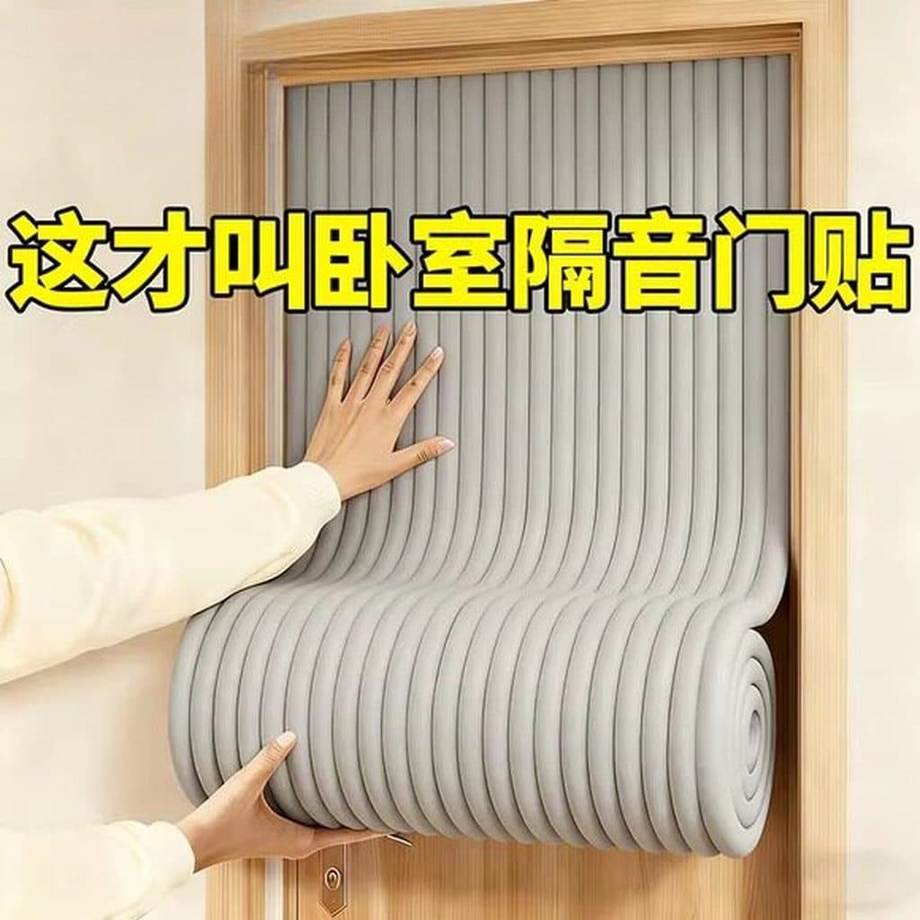 Adesivo de porta de algodão com isolamento acústico para quarto, algodão absorvente de som, Super absorvente de som, fer