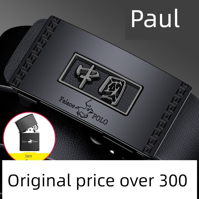 cinto feminino cinto feminino plus size Paul POLO cinto masculino de couro genuíno fivela automática cinto de couro jove
