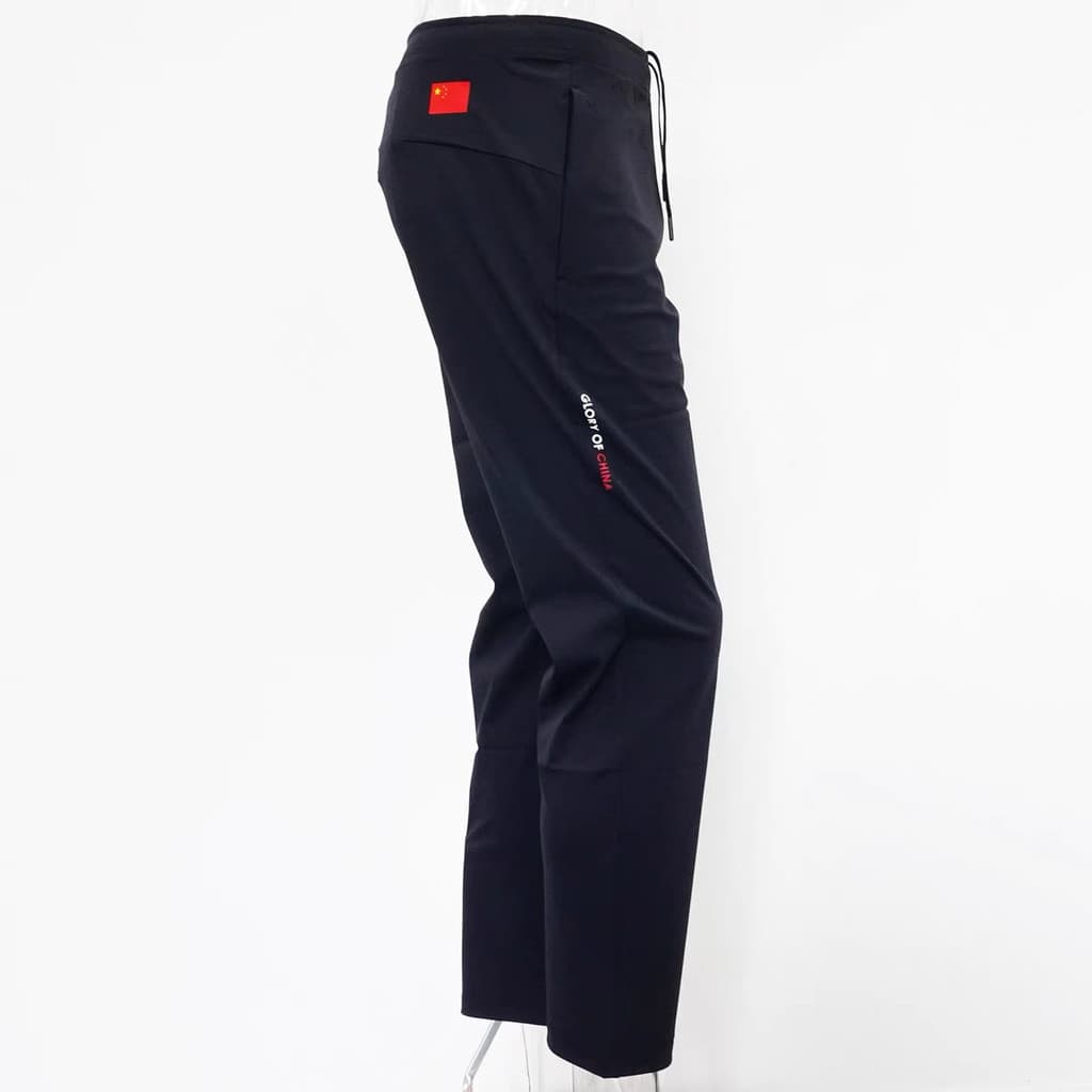 Li Ning patrocinador calças esportivas primavera outono esportes calças casuais azul escuro calças esportivas casuais ca
