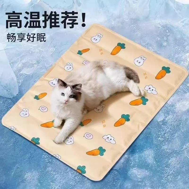 Pet verão almofada de gelo cão legal almofada de dormir gato almofada de gelo retangular verão resfriamento fresco estei