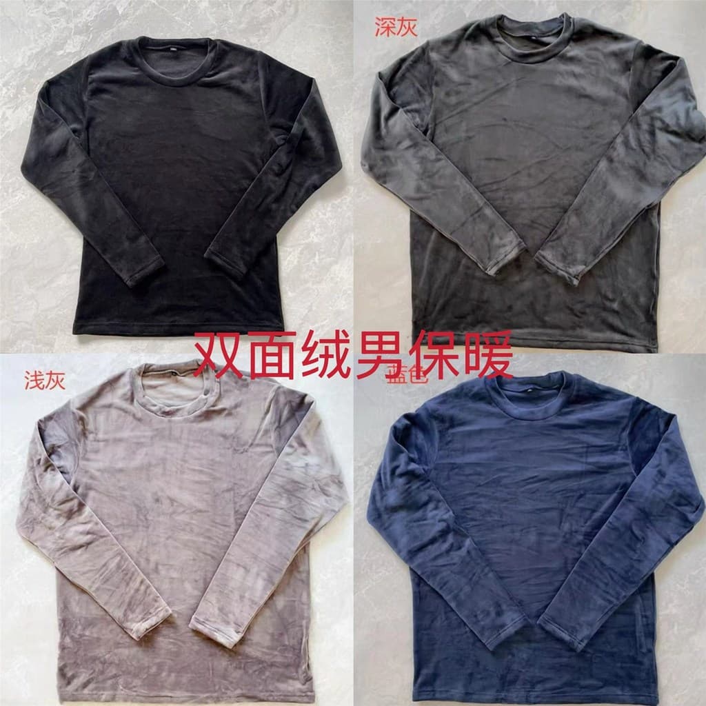 Comércio exterior japonês único ao ar livre quente engrossado velo-velo roupas de outono masculino em torno do pescoço B