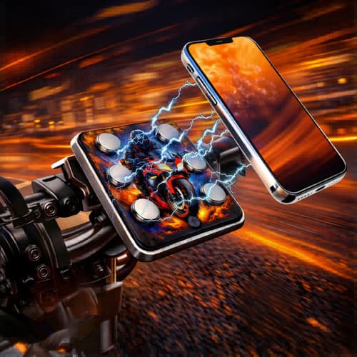 Suporte Celular Moto Magnético Imã Extra Forte Gps Bike pronta entrega