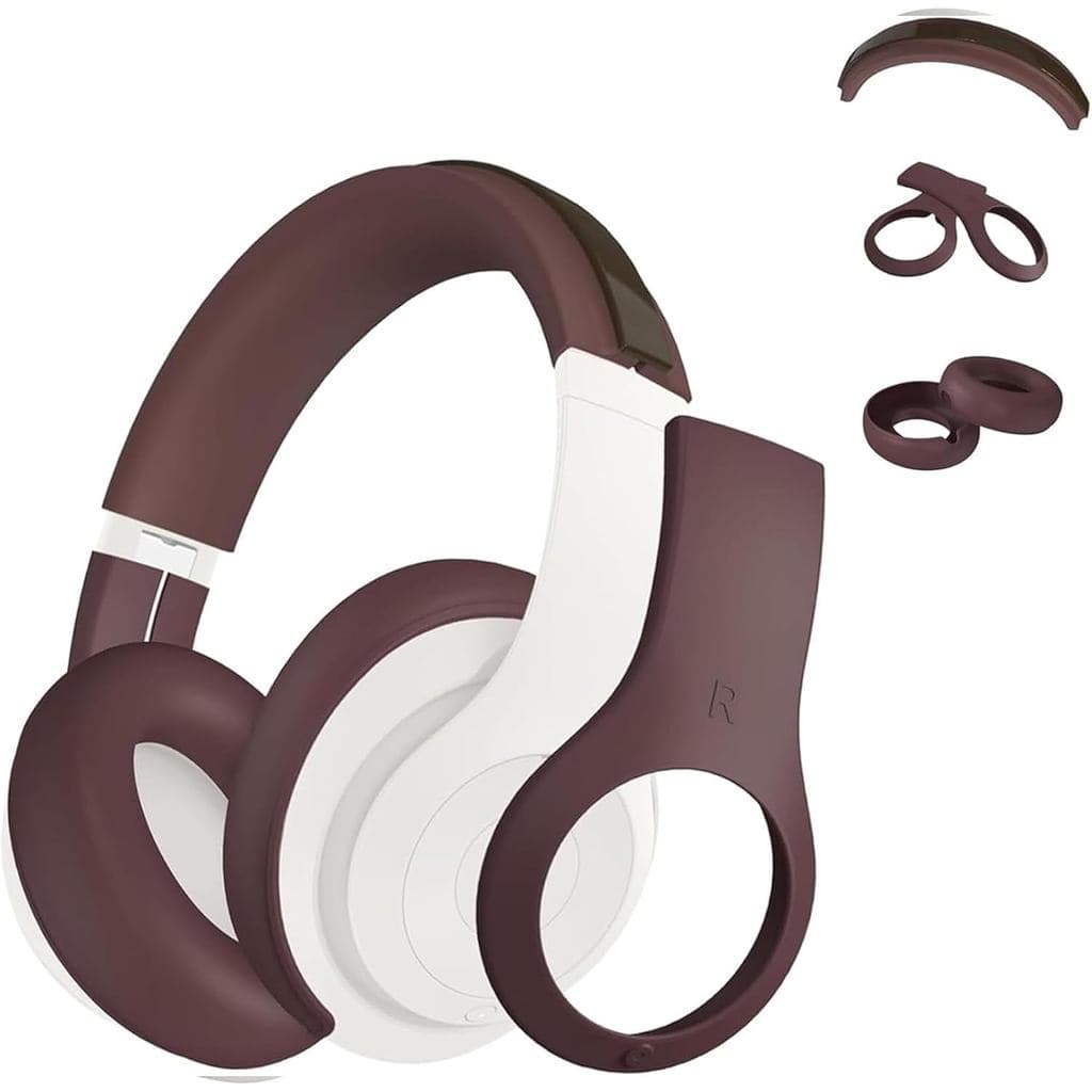 Capas de Silicone 3 em 1 para Fones de Ouvido Studio Pro, Capa Protetora Anti-Risco para Almofadas de Ouvido/Capa para a