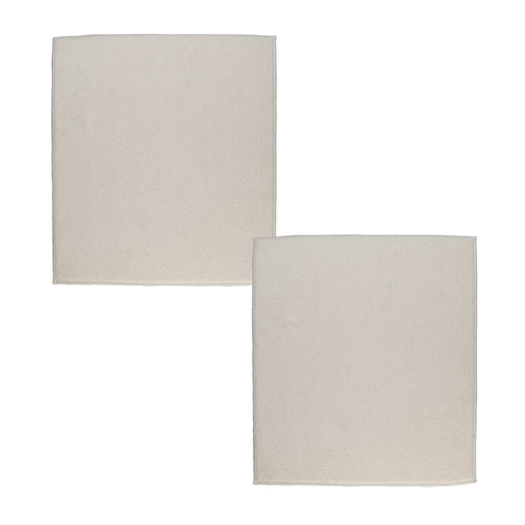 Kit 2 Tapetes Escorredor Para Louças Microfibra Cinza 45x40
