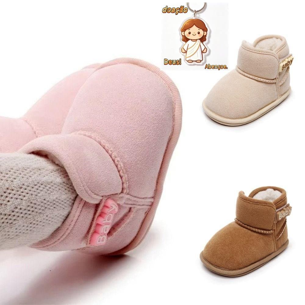 GARDENIA Botas De Neve Para Bebês , Chinelos Baixos Recém-Nascidos , Sapatos De Caminhada Infantis Quentes De Inverno（Da