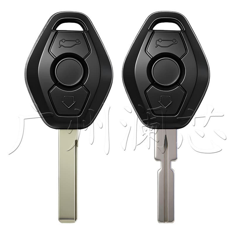 Adequado para BMW E38 X5 Z4 520 525 325 330 3 botões em linha reta controle remoto chave escudo HU92/HU58