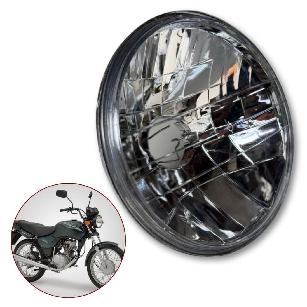 Farol Bloco Optico CG 125 Titan 2000 2001 2002 2003 2004