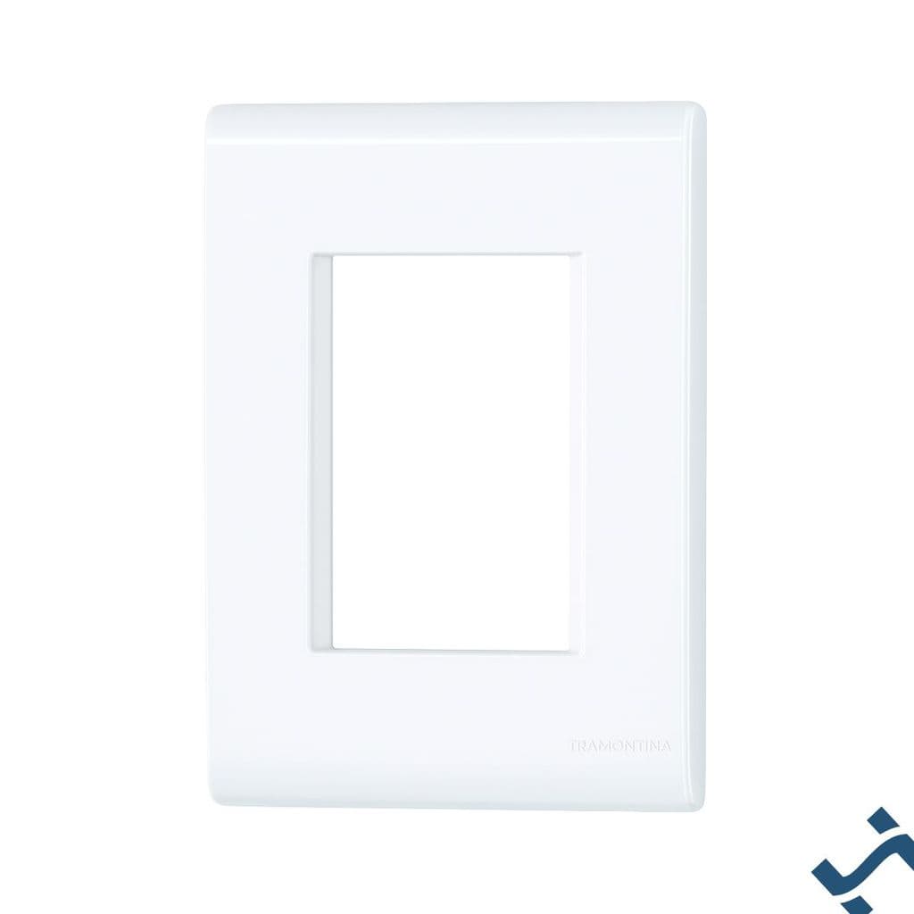 Kit com 30 Placas 3 Postos 4x2 Tramontina Liz Branca