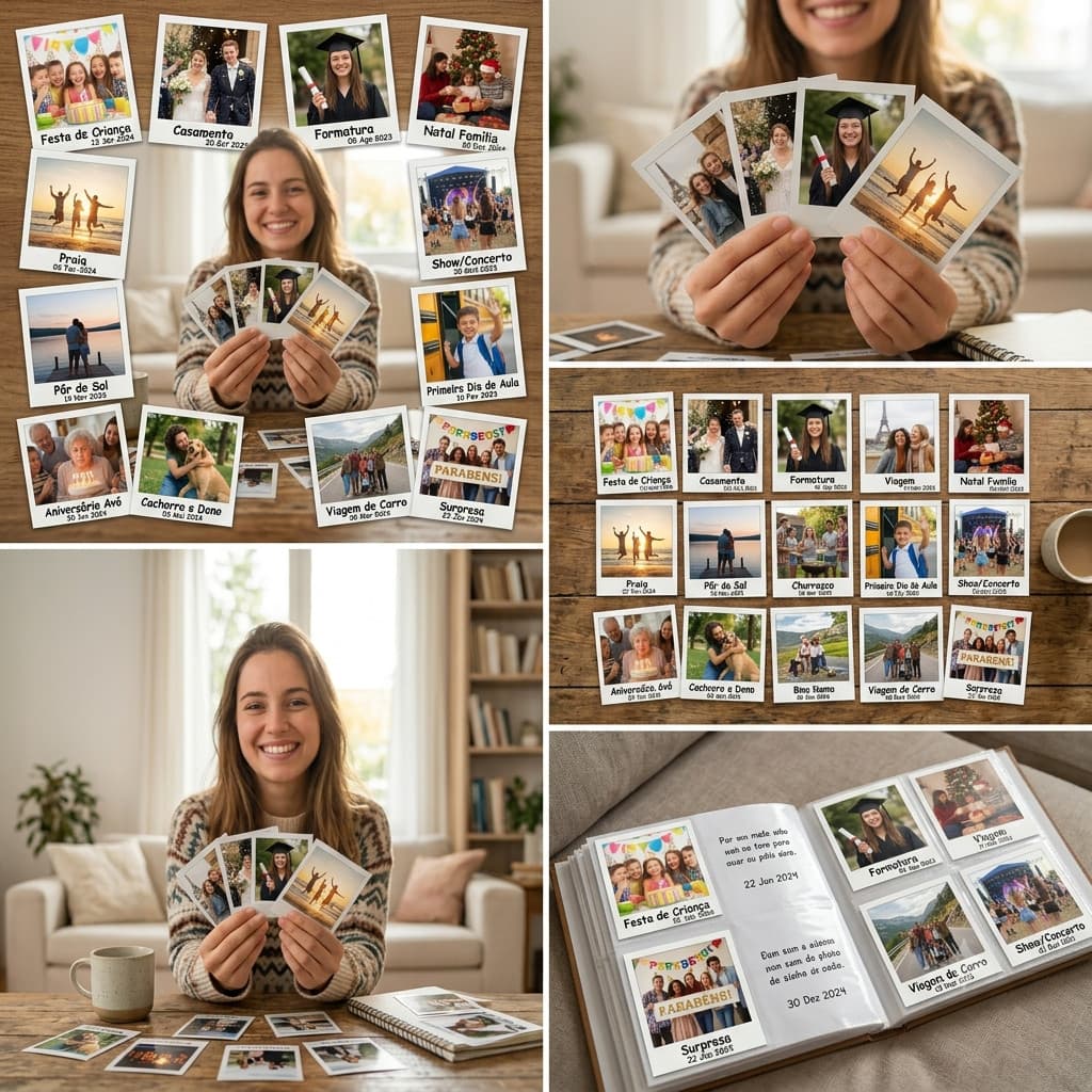 Fotos Polaroid Kit Revelação de 10 - 100 Fotos 10x15 Reveladas