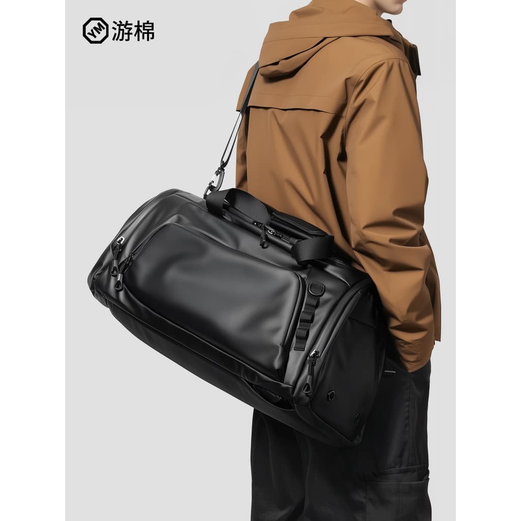 Bolsa de viagem de grande capacidade mochila multifuncional masculina portátil Cross-Body esportes ginásio saco de armaz