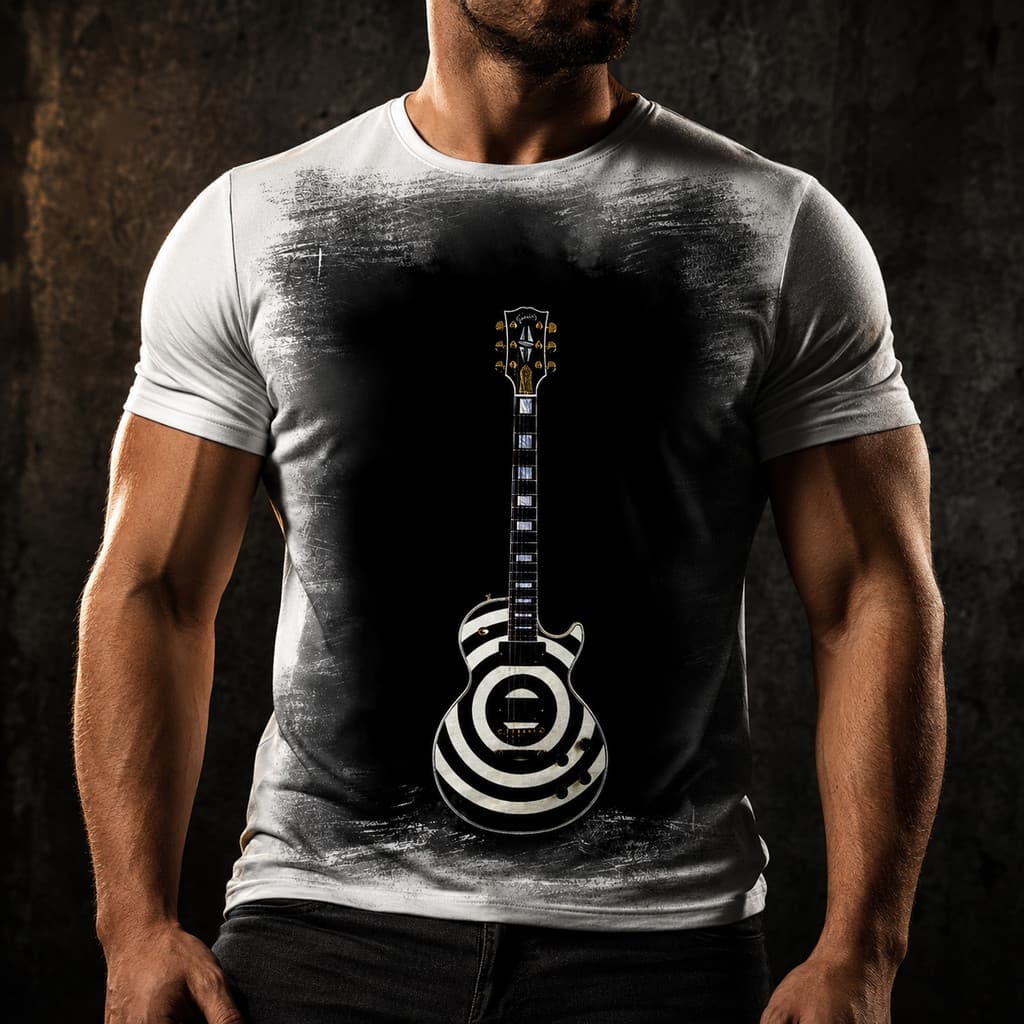Camisa Camiseta Musica Violão Eletro Acústico Music 01
