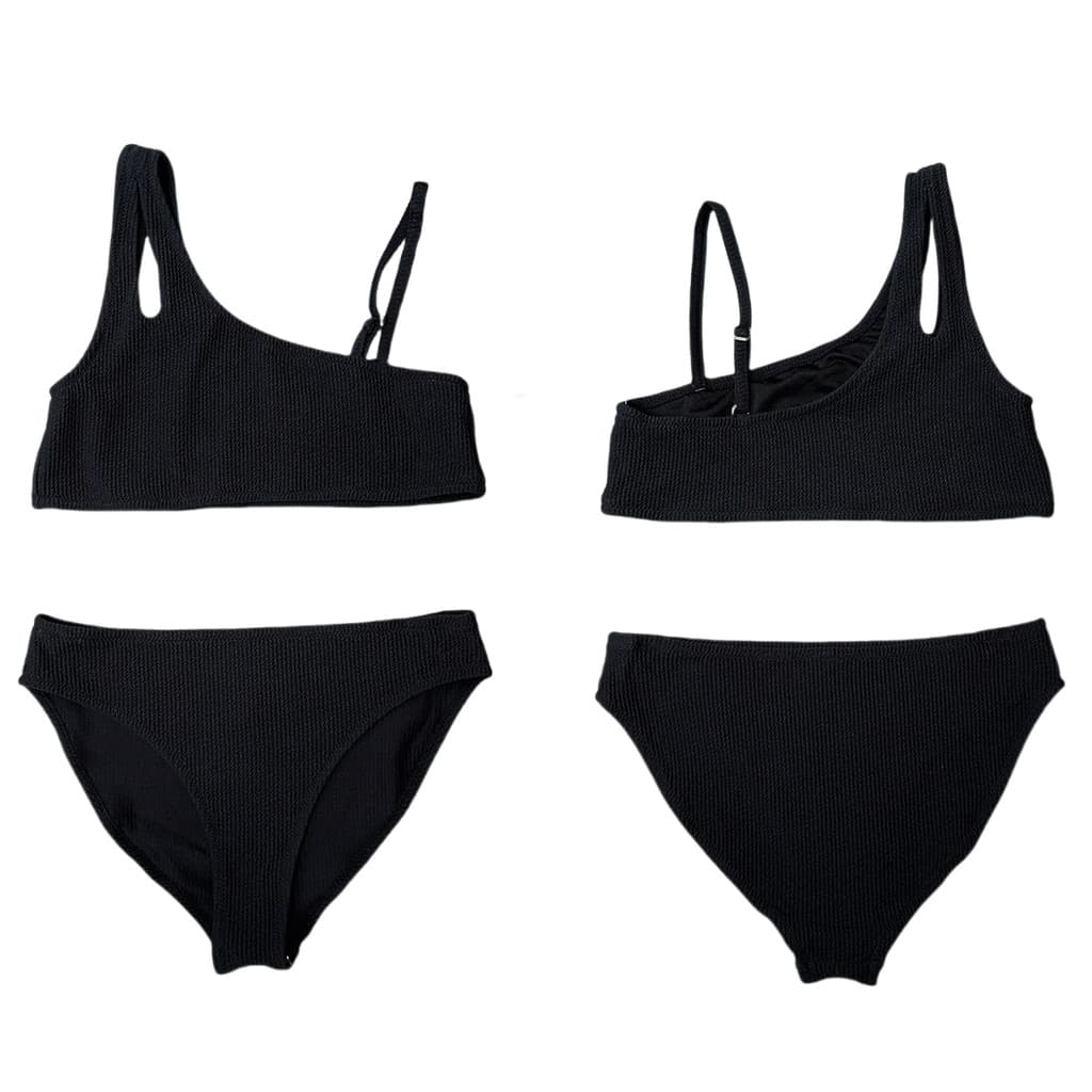 Âmbar crianças dividir maiô meninas doce doce cor toalha Material biquíni moda menina praia maiô