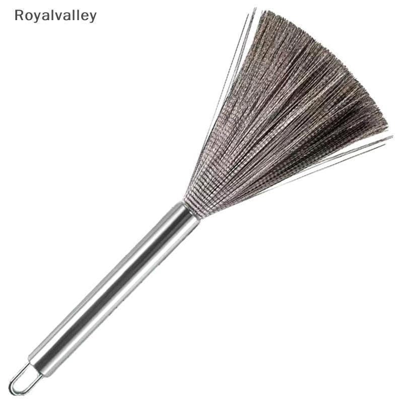 [Royalvalley] 304 Escova De Panela De Aço Inoxidável Limpeza Multifuncional Fio De Cozinha Lavagem BR