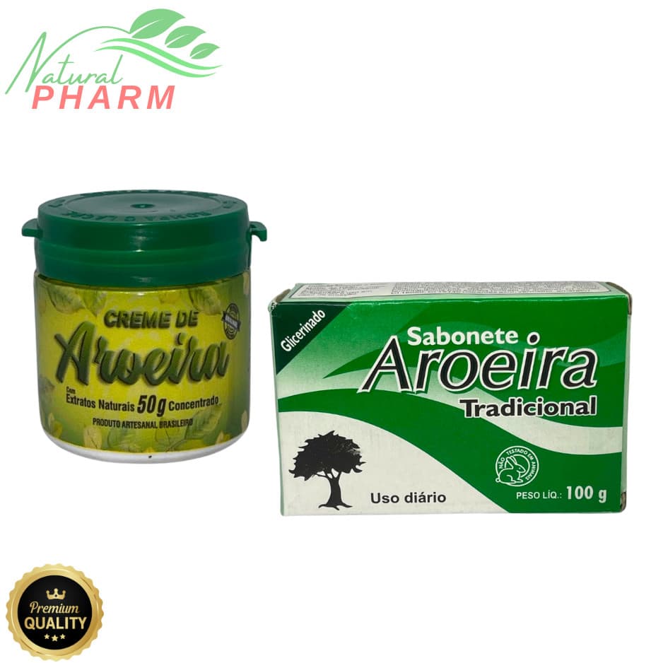 Kit Creme de Aroeira 50g + Sabonete de Aroeira 100g | Uso Diário