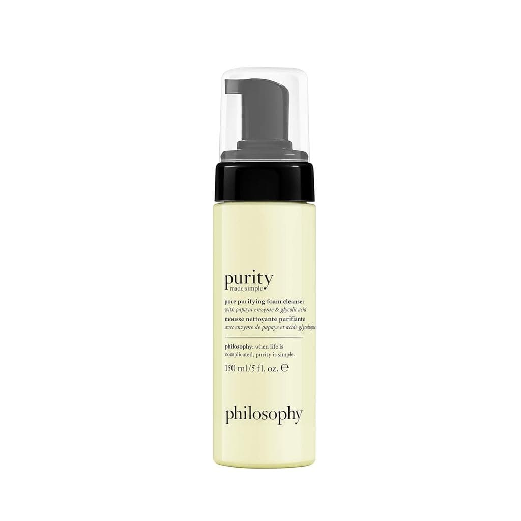 Purity Made Simple - Espuma de Limpeza Facial Purificante de Poros - com enzima de papaia e ácido glicólico - remove suj