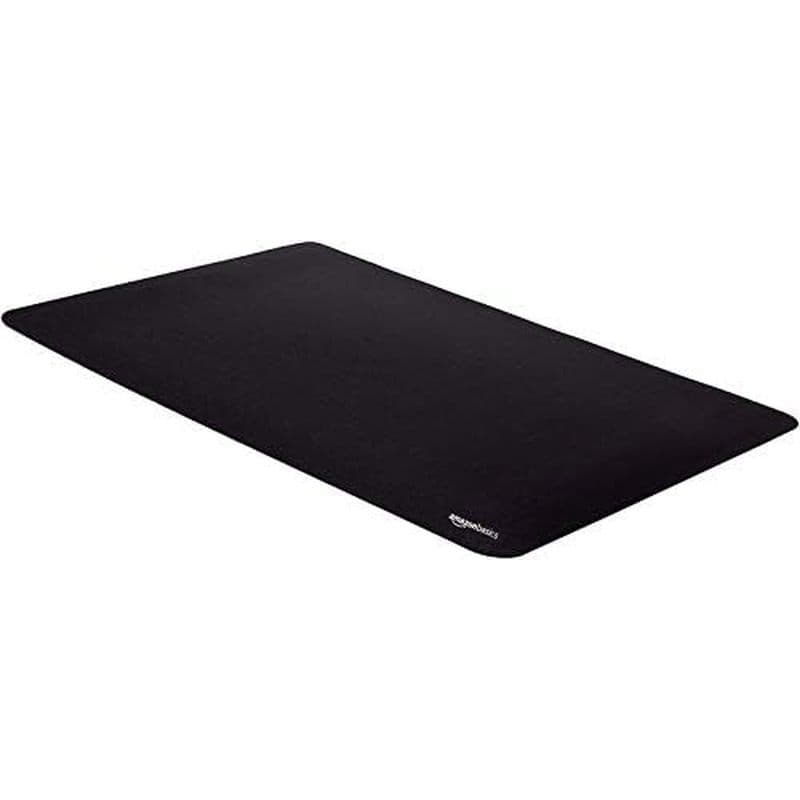 Tapete De Rato Retangular Grande Estendido Para Computador Básico , 16.7 x 35.7 Polegadas , Preto