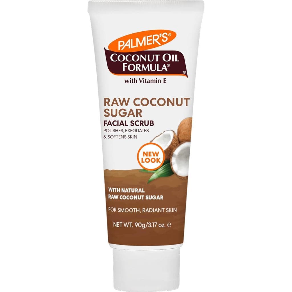 Esfoliante Facial de Açúcar de Coco Palmer's Coconut Oil Formula, Esfoliante para o Rosto que Remove Suavemente a Sujeir