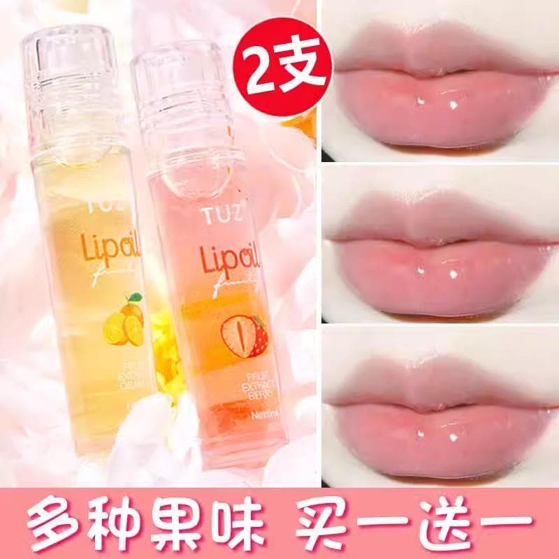 Oito copos de água óleo labial bálsamo labial Roll-On tipo 8 outono inverno hidratante feminino Anti-secagem hidratante