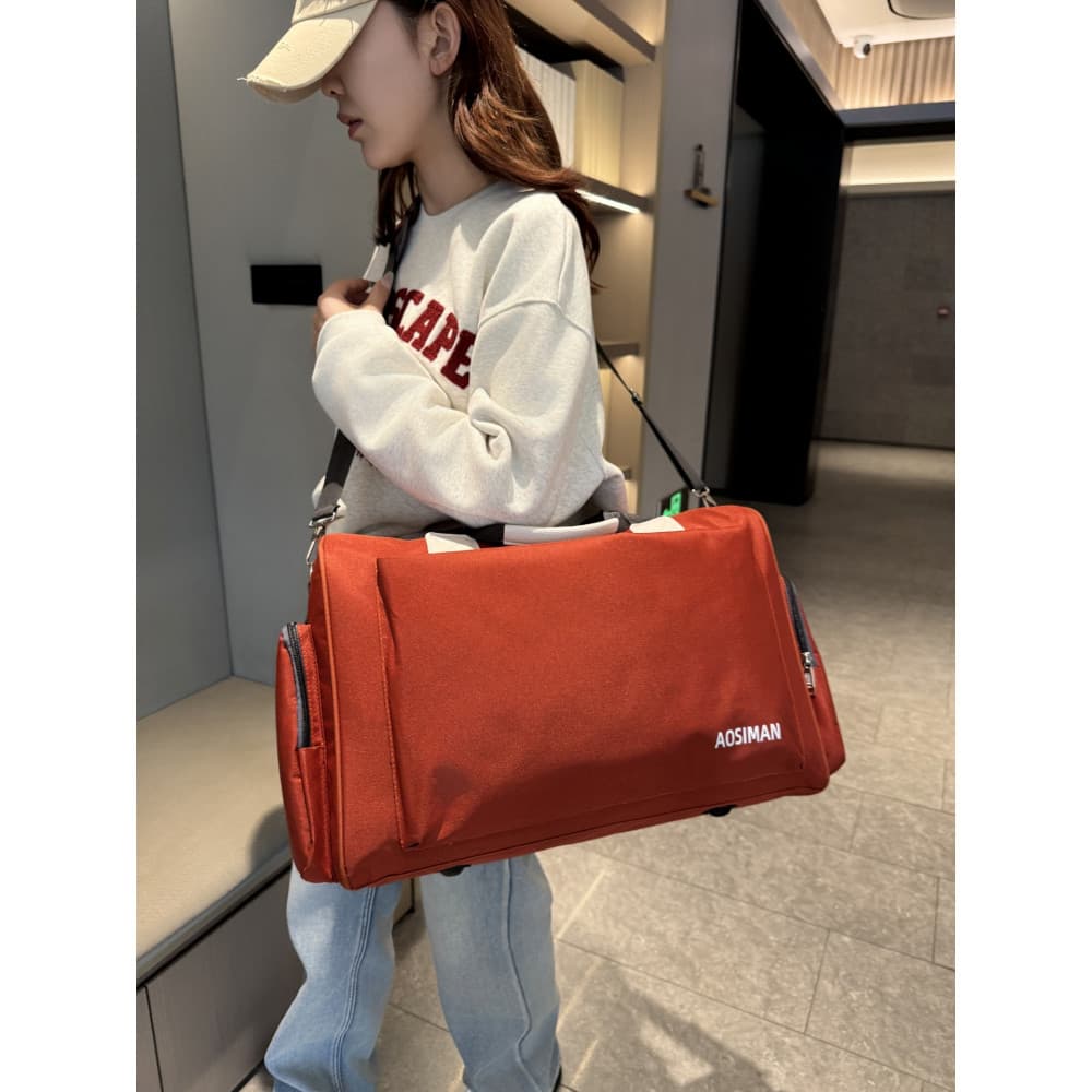 Versão coreana bolsa de viagem de grande capacidade bolsa de viagem portátil leve simples na moda bolsa de bagagem mascu