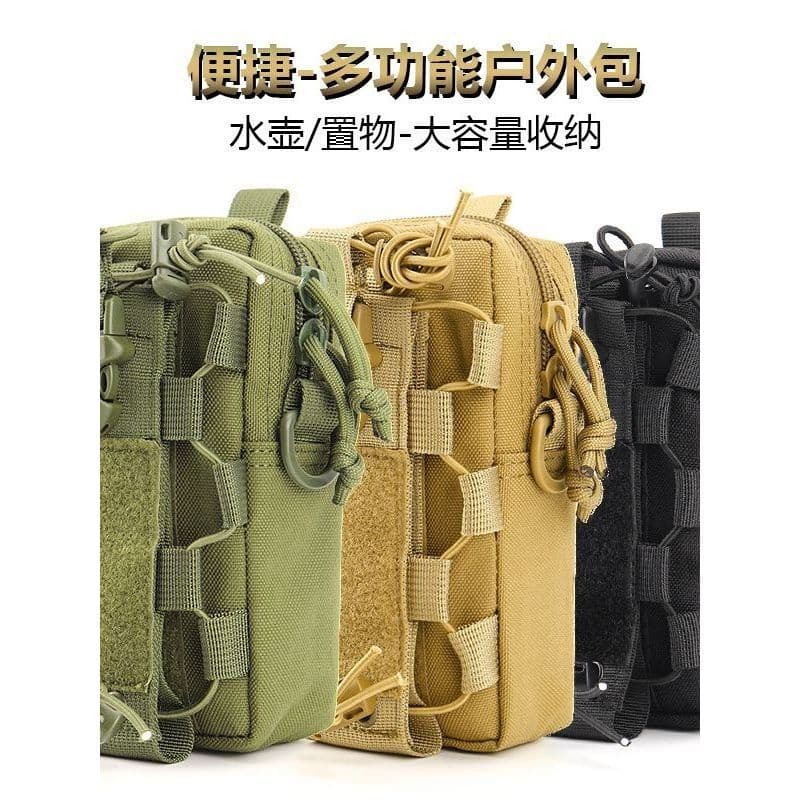 Novo estilo tático multifuncional saco de cintura masculino ao ar livre montanhismo ciclismo garrafa de água saco cinto