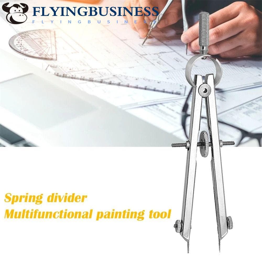 Compasso de Alta Precisão Flyingingbusiness, Ferramenta de Desenho de Engenharia, Compasso de Metal para Desenho