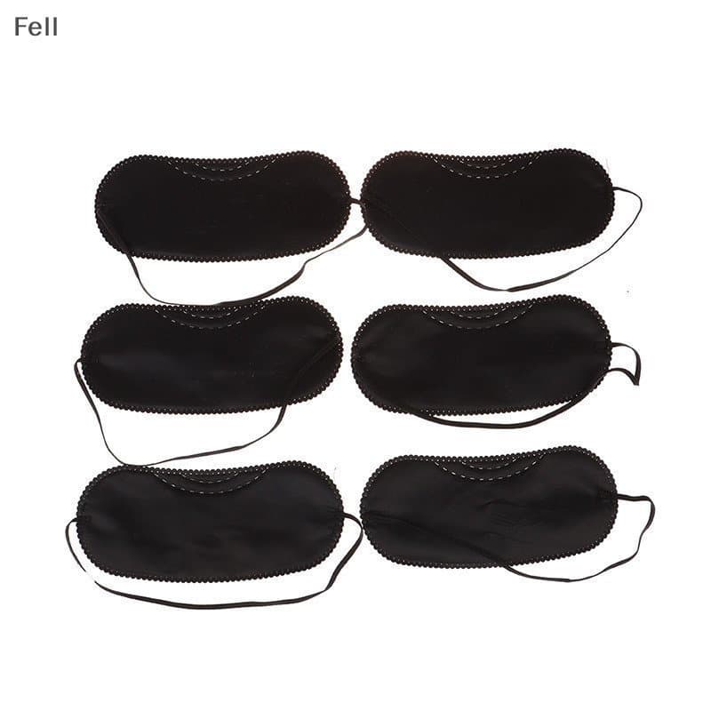 [Fel] 10Pcs/lot Black Travel Home Sleep Eyeshade Mulheres Homens Sombra De Cobertura De Olhos COD
