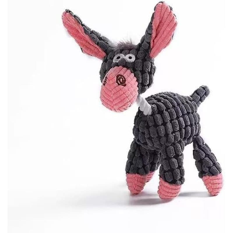 Brinquedo De Mastigar Para Cães Animais De Pelúcia Indestrutíveis Bonito Macio Squeaky Brinquedos Novo