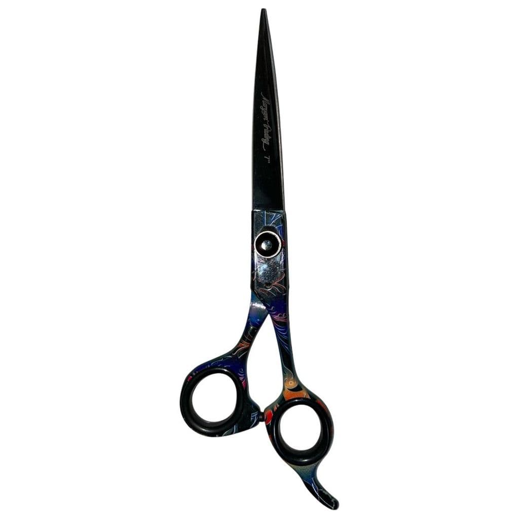 Tesoura Maryam Trading 7' Grafitti Fio Laser Com Pino