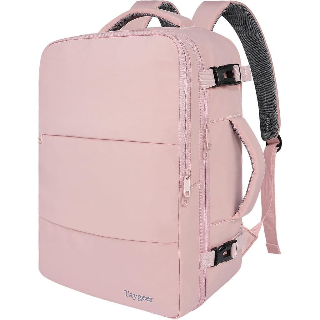 Mochila de Viagem Taygeer para Mulheres, Mochila de Mão com Bolso para Garrafa de Água e Compartimento para Sapatos, Apr