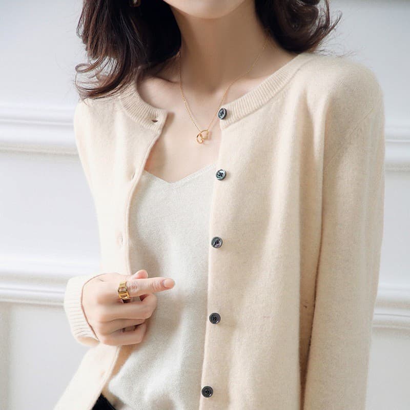Cardigan camisola outono inverno em torno do pescoço de malha cardigan feminino solto tamanho grande camisola cardigan i