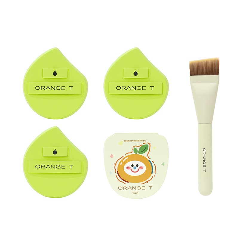 Laranja Tang Shuiling Beauty Egg Powder Puff Base líquida Expansão de água de imersão dedicada Super macia adequada para