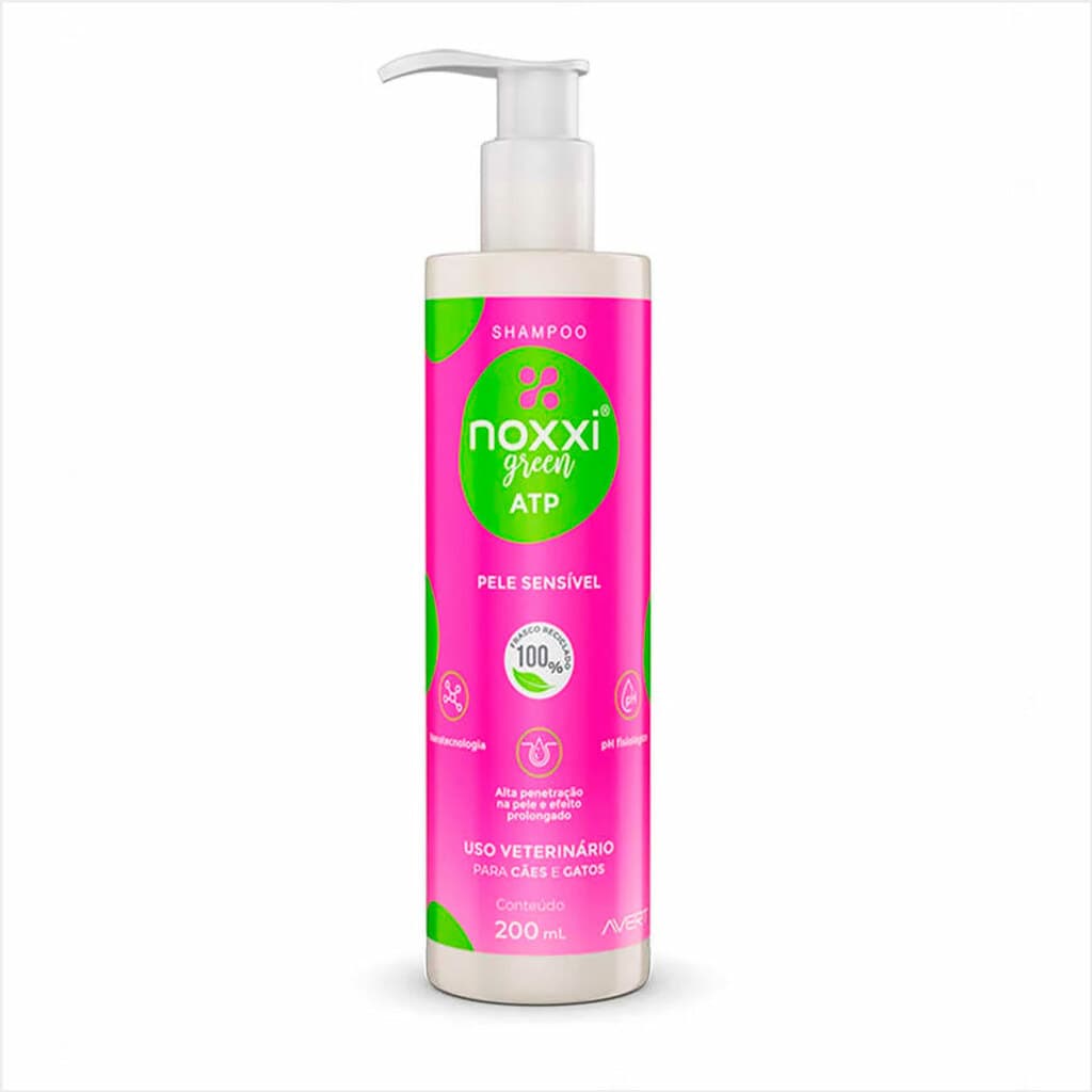 Shampoo Noxxi ATP Avert para Cães e Gatos 200ml Para pele sensível