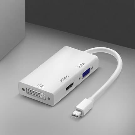 Adequado para A1466 Apple computador relâmpago 2 Docking Station macAir conector VGA projetor minidp para hdmi