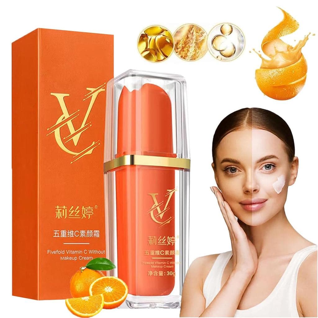 Creme Tonificante com Vitamina C Swarus, Creme Tonificante com Cinco Vitaminas C, Corretivo Hidratante e Iluminador, Cre