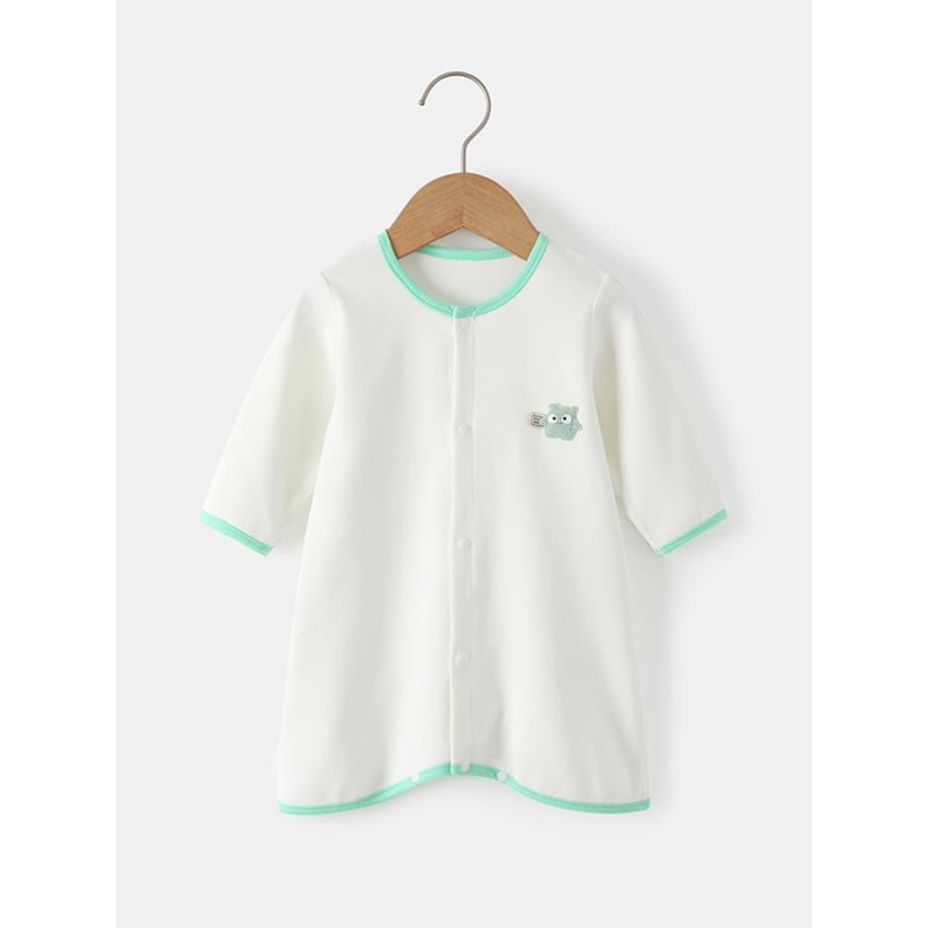 Primavera outono estilo fino roupas de bebê macacão de manga comprida das mulheres dos homens bebê bonito pijamas ar con