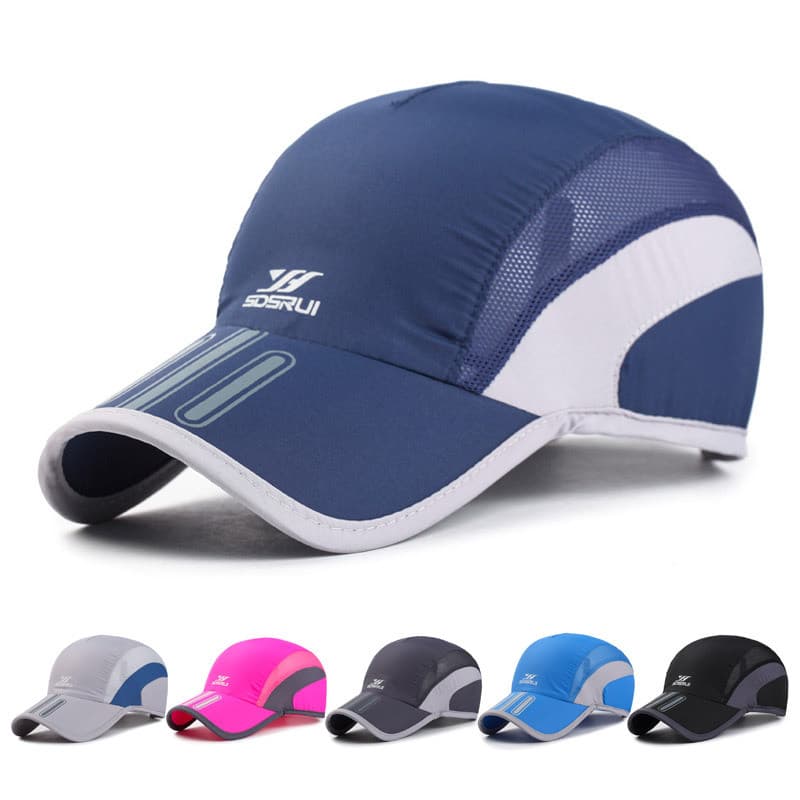 Chapéu esportivo de secagem rápida masculino na moda primavera verão boné de pico masculino chapéu de sol feminino boné