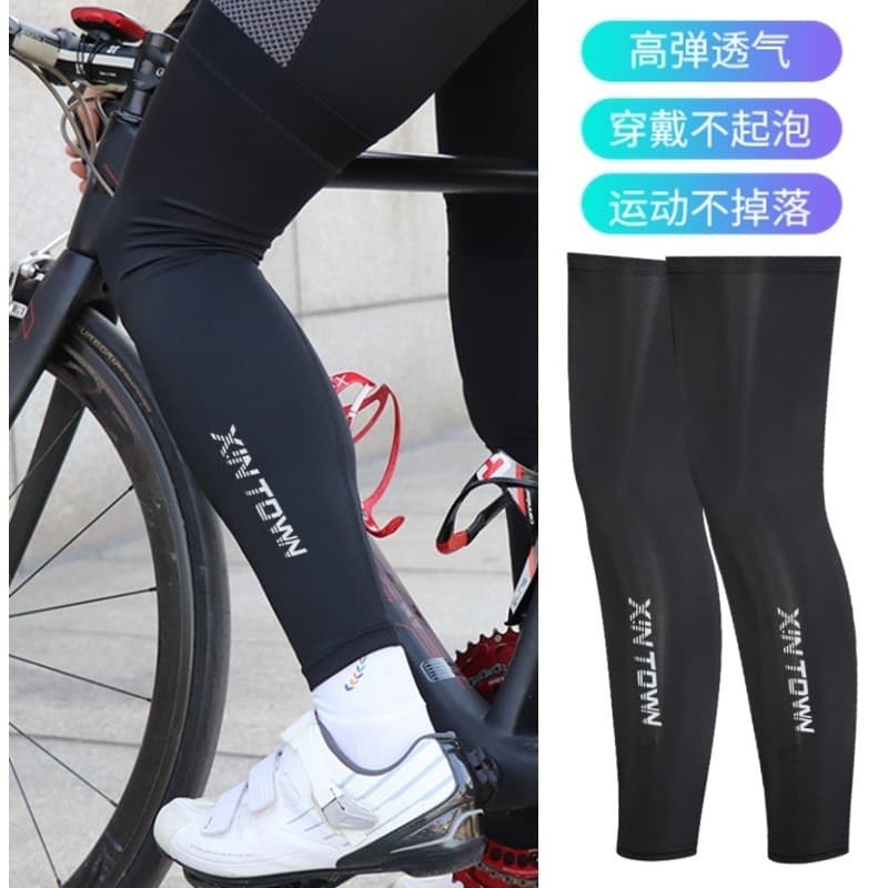 Proteção solar ao ar livre capa de perna bicicleta ciclismo pé capa calças capa masculino feminino esportes joelheiras s