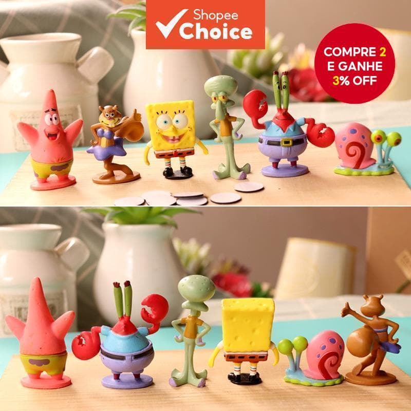 6 Pçs/set Esponja Decoração De Bolo De Bebê Grande Estrela Polvo Boneca