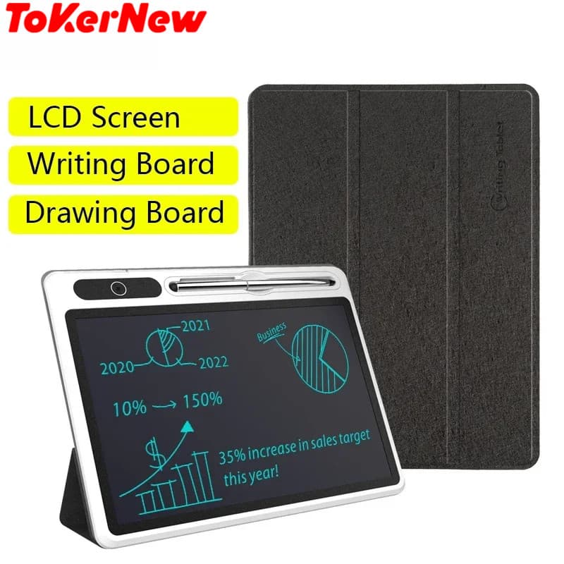 LCD Writing Tablet with Case Digital Drawing Tablet For Kids Student Business Board Children's Graffiti Toys ToKerNew