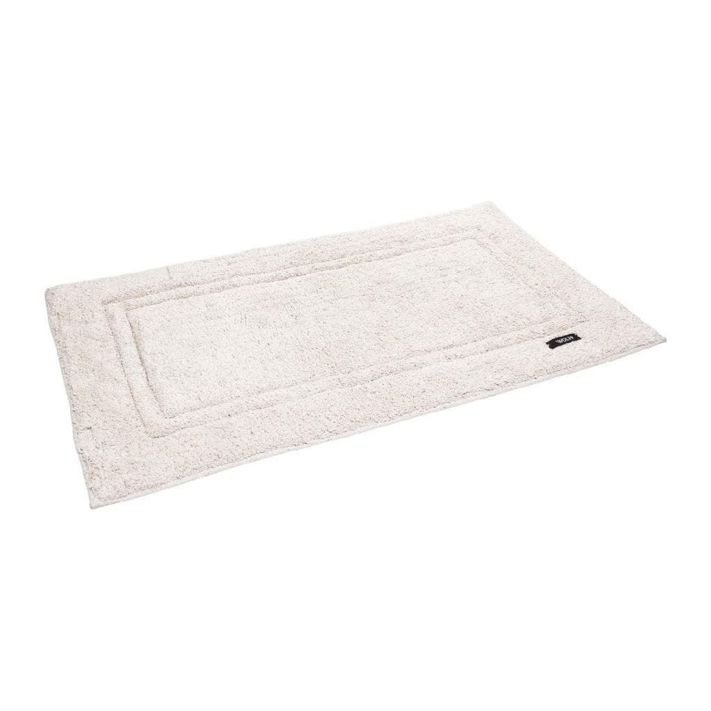 Tapete Para Banheiro Piso Felpudo 100% Algodão Natural Super Absorvente Luxo 50x80cm