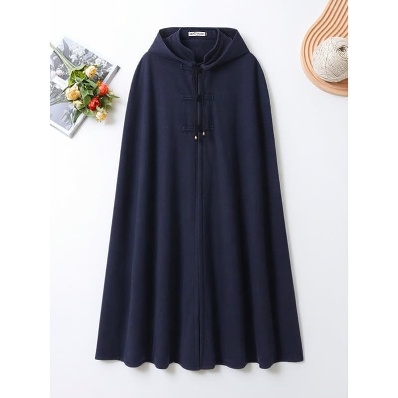 Forro de lã engrossado quente robe taoísta roupas das mulheres dos homens manto casaco inverno camada roupas meditação m