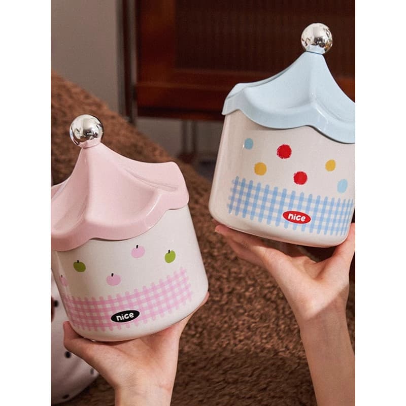 Caixa de armazenamento de mesa dopamina com tampa pequena lata de lixo fofa Mini cesta de papel lata de lixo de mesa de