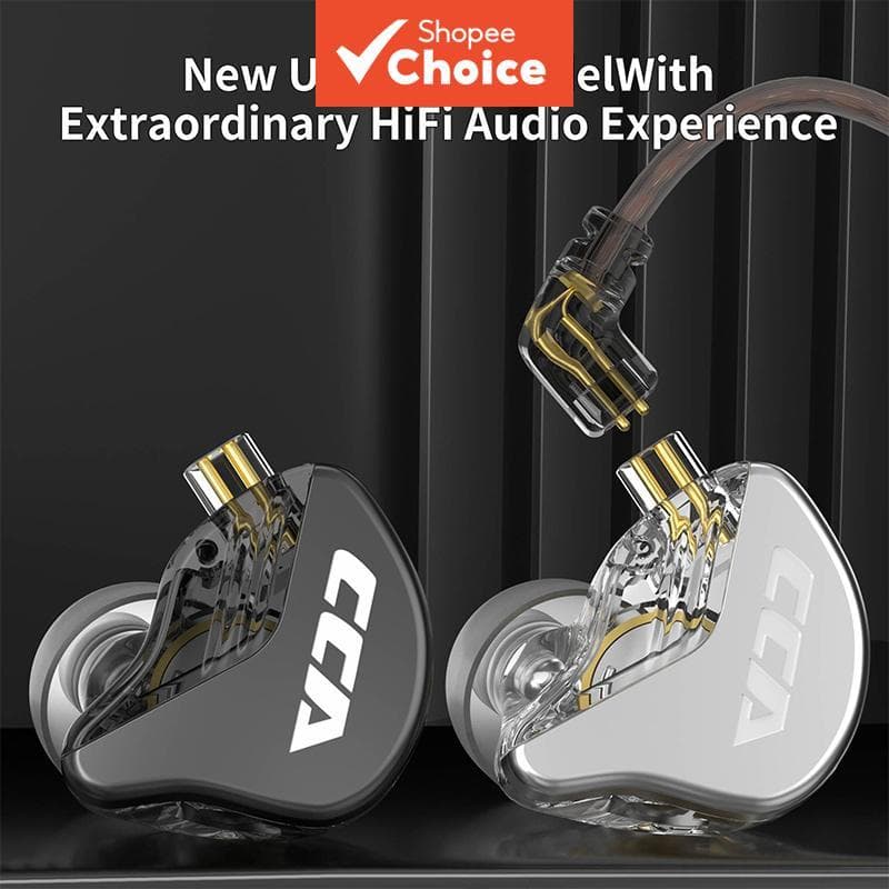 Fone de Ouvido com Fio Hifi de Monitoramento com Cancelamento de Ruído, Fones de Ouvido Esportivo para Gamers, Alta