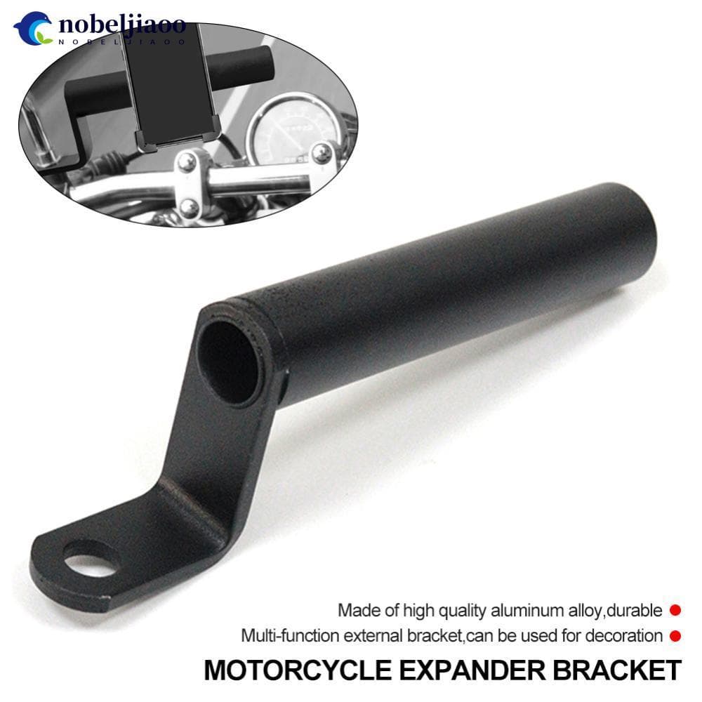 NOBELJIAOO Motocicleta Bicicleta Espelhos Retrovisores Adaptador Titular Riser Base Extensor Suporte De Montagem Acessór