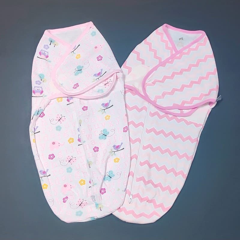 Original único bebê puro algodão anti-bebê Swaddling saco de dormir recém-nascido saco anti-susto