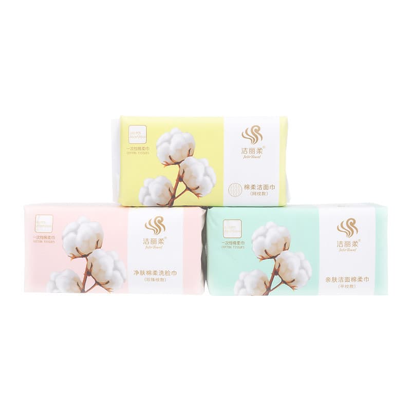 Toalha de limpeza Facial feminina descartável toalha de rosto toalha macia rolo toalha de rosto algodão estilo removível