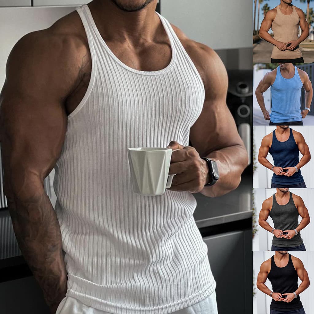 Coletes De Malha De Verão Masculinos