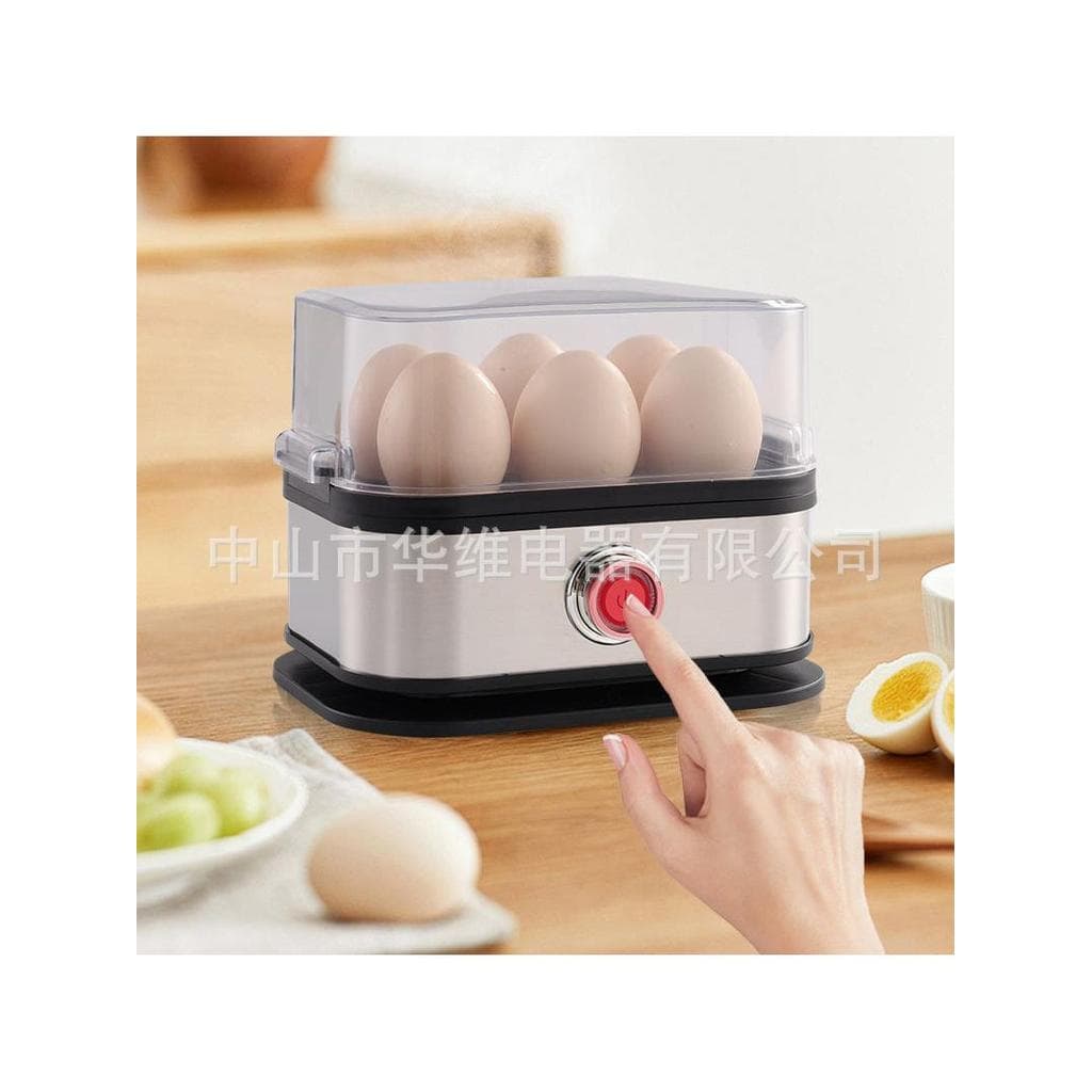 Caldeira de ovos em aço inoxidável, pequena caldeira de ovos, cozinha, vaporizador de ovos, máquina de café da manhã dom
