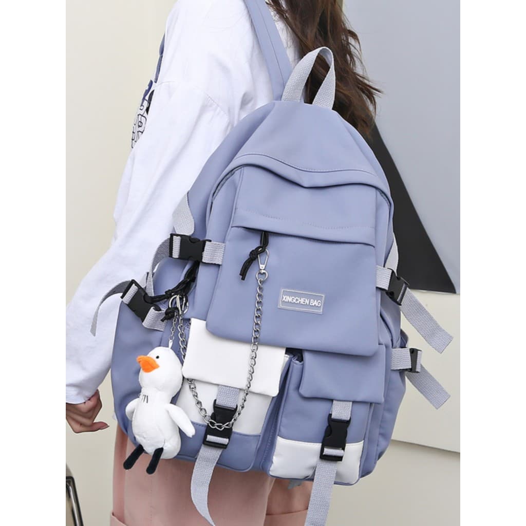 Novo All-Match mochila feminina estudante universitário japonês versão coreana ins estilo mochila de grande capacidade s